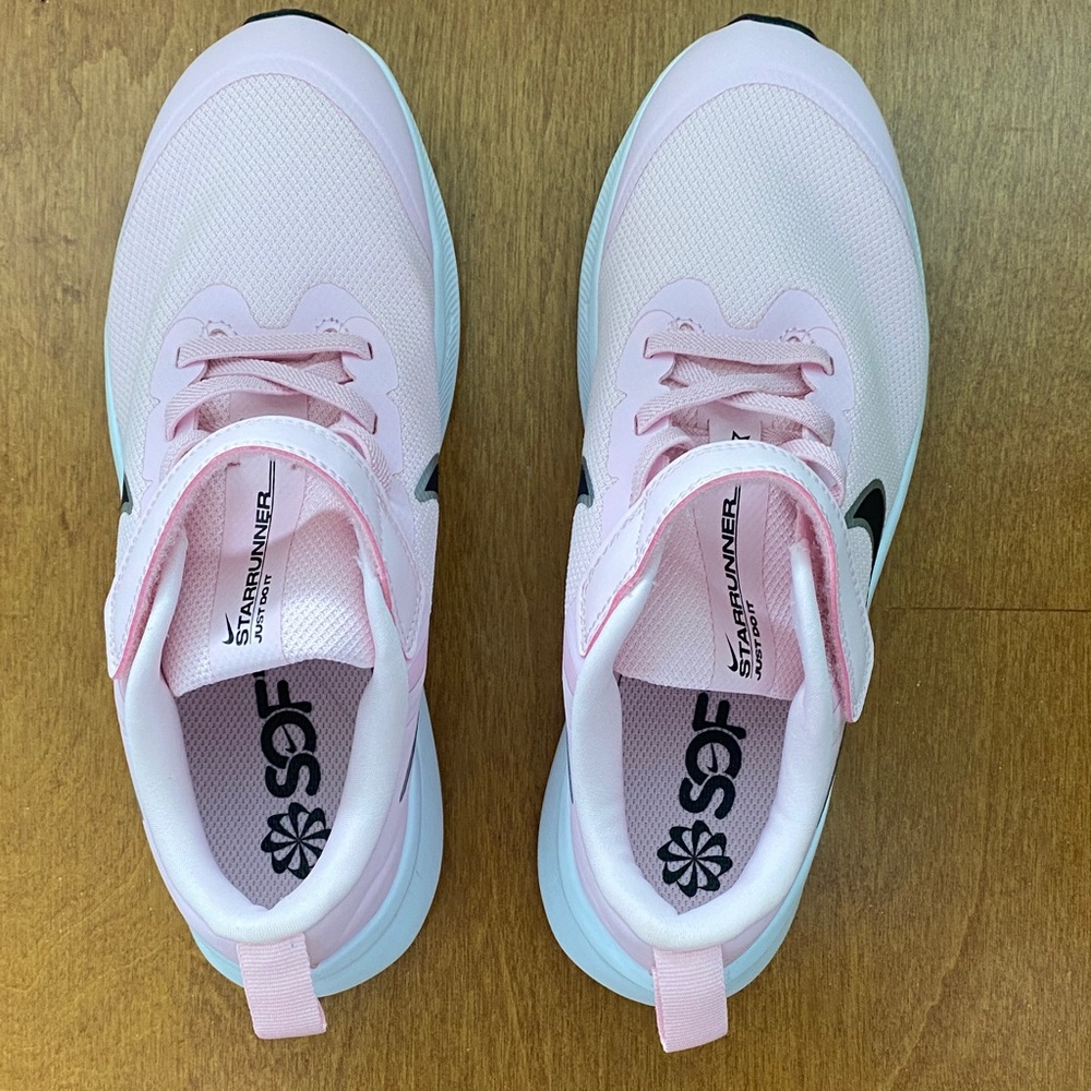 Brand New Nike Light Pink and Black Sneakers